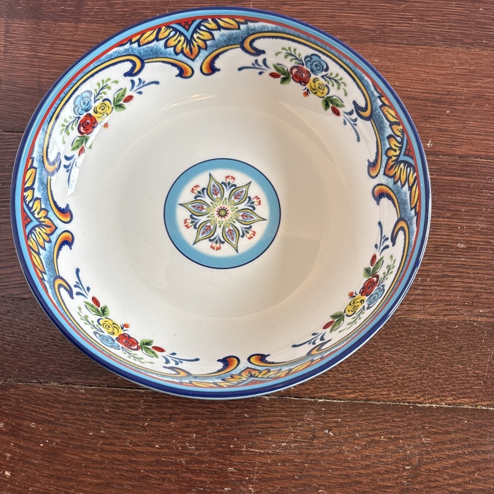Euro Ceramica Zanzibar Pasta, Salad, Serving 8 3/8" Bowl Replacement